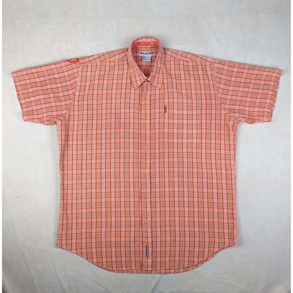VTG Mo Jeans XL Mens Shirt‎ 90's Hip Hop Streetwear Maurice Malone 27x31 FLAWS